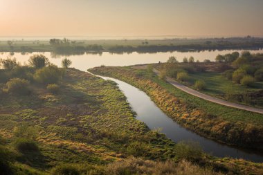 Gniew 'deki Vistula Nehri Vadisi, Pomorskie, Polonya