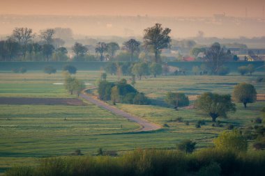Gniew 'deki Vistula Nehri Vadisi, Pomorskie, Polonya