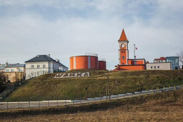 View Warka City Sunny Day Masovia Poland — Stock Photo, Image