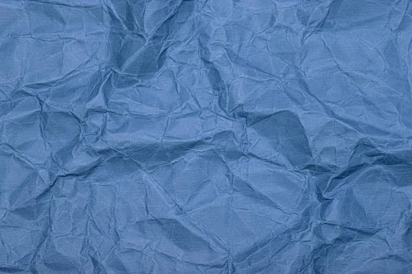 Fondo Papel Arrugado Cartón Papel Embalaje Azul Vintage Arrugado Con — Foto de Stock