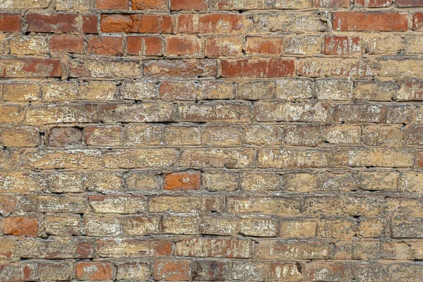 Gammal Tegelvägg Murverk Från Gammal Tegelsten Rustik Stil Strukturen Och — Stockfoto