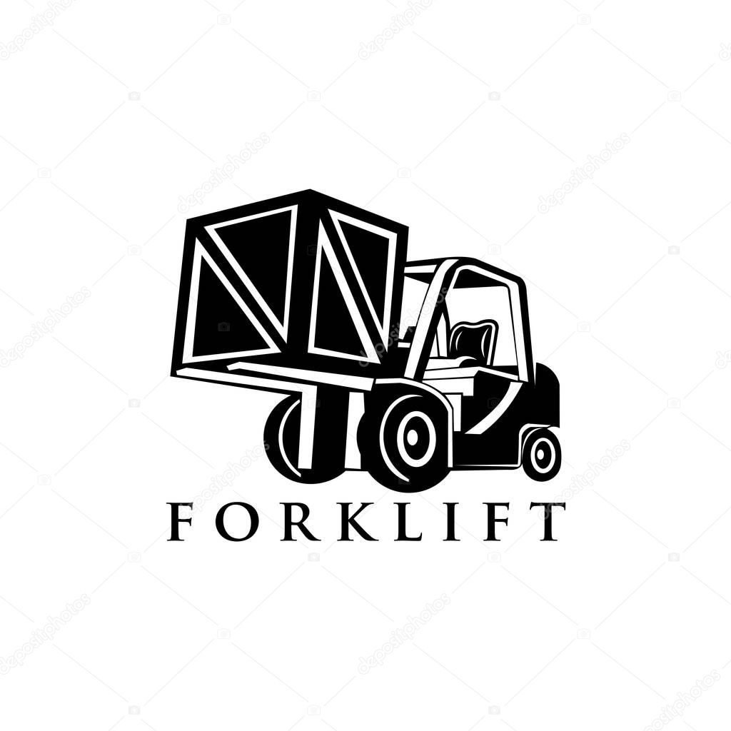 Forklift truck, forklift truck trendy filled icons from Transport collection, forklift truck vector illustration