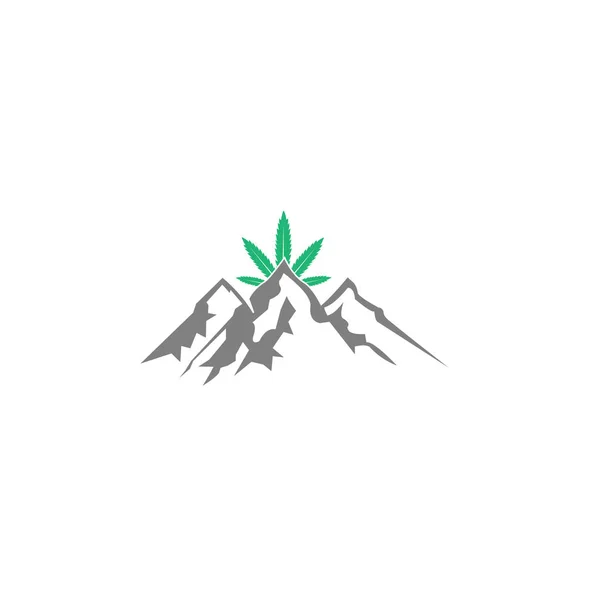 Пік Снігових Гір Логотип Може Бути Використаний Спортивний Знак Емблема — стоковий вектор