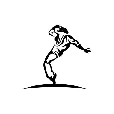 Beyefendi dans eder ya da davet eder, vektör dansı disko tarzı ve ritmiyle