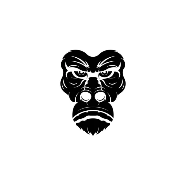Gorilla Maskottchen Sport Logo Und Design Illustration Kreative Und Starke — Stockvektor