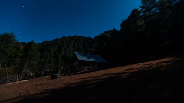 Timelapse Notturno Arunachal — Video Stock