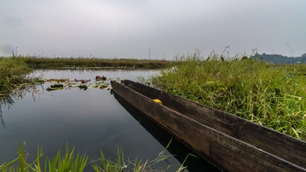 Timelapse Nad Jeziorem Loktak — Wideo stockowe