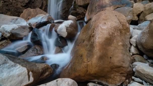 梅加拉亚的瀑布 印度东北部 — 图库视频影像