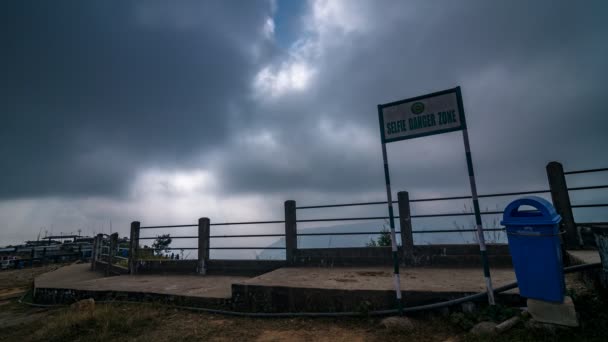 Nubes Moviendo Timelpasa Cherrapunji — Vídeos de Stock