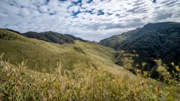 Rumah Peristirahatan Lembah Dzukou Nagaland Timelapse — Stok Video