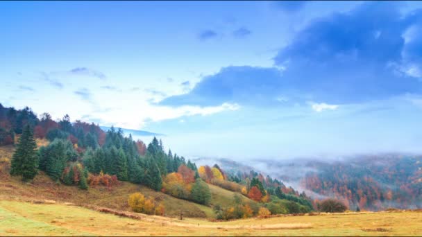 山和山的美丽风景 — 图库视频影像