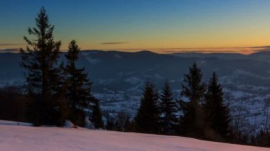 Güzel kış manzarası