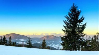 Güzel kış manzarası