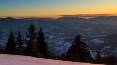 Güzel kış manzarası