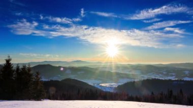 Dağı kış manzarası