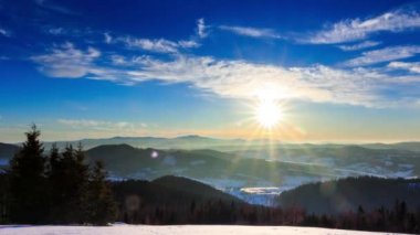 Dağı kış manzarası