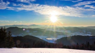 Dağı kış manzarası