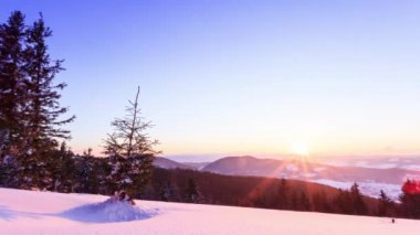 Dağı kış manzarası