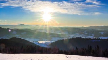 Dağı kış manzarası