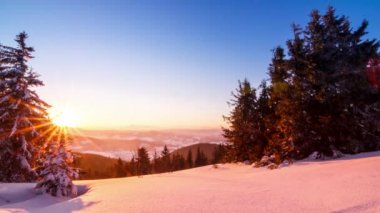 Dağı kış manzarası