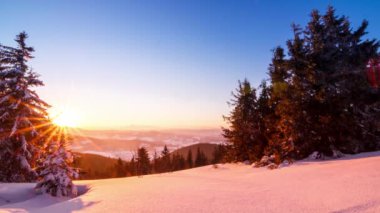 Dağı kış manzarası