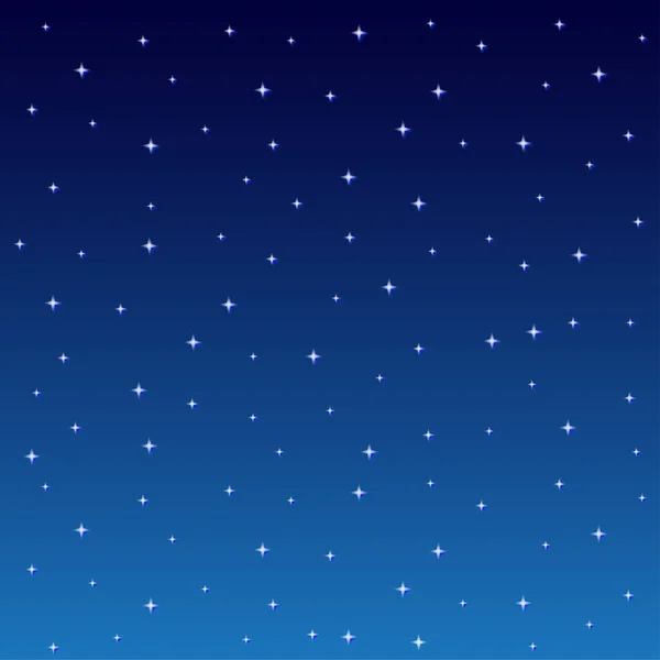 Hvězdné Noční Nebe Náměstí Pozadí — Stockový vektor