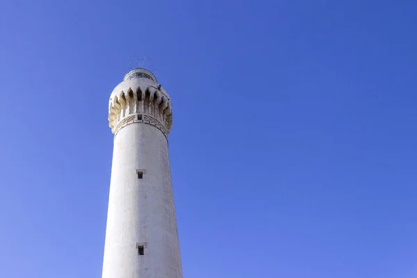 Lighthouse El Aank with the sky background. Casablanca. — Stock Photo, Image