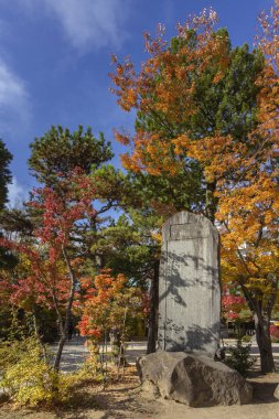 Japonya 'nın Matsumoto şehrinde bir dönüm noktası olan Sonbaharda Yohashira Tapınağı' na (dört sütun anlamına gelir). Meiji Dönemi 'nde inşa edildi ve dört Shinto tanrısına adanmıştır..