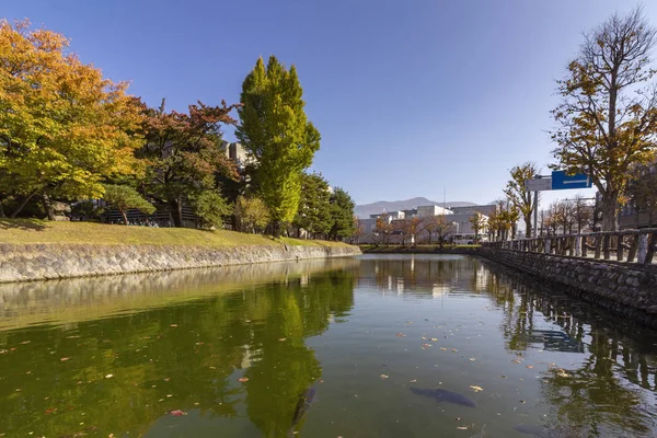 Castelo de Matsumoto, um Tesouro Nacional designado do Japão, e o castelo mais antigo donjon restante no Japão . — Fotografia de Stock