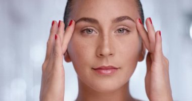 Çekici kadın teninin rahat Masaj