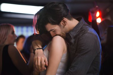 Güzel çift dans bar