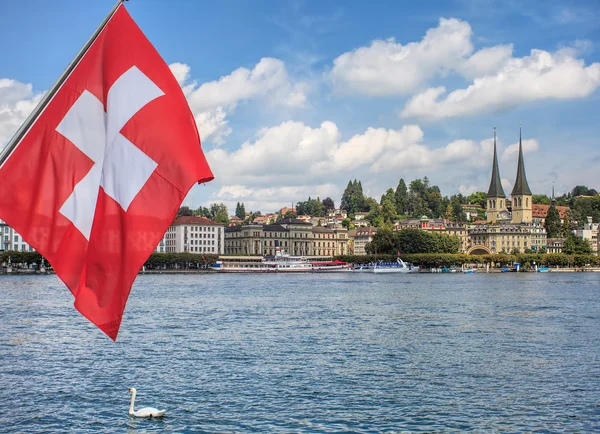 Weergave in Luzern, Zwitserland — Stockfoto