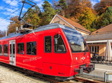Mt. Uetliberg istasyonda tren