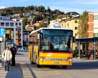 Postbus şehir, Lugano, İsviçre