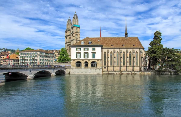 Görünüm Zurich, İsviçre — Stok fotoğraf