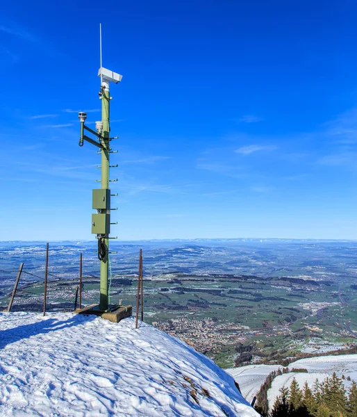 Visa på Mount Rigi i vinter — Stockfoto