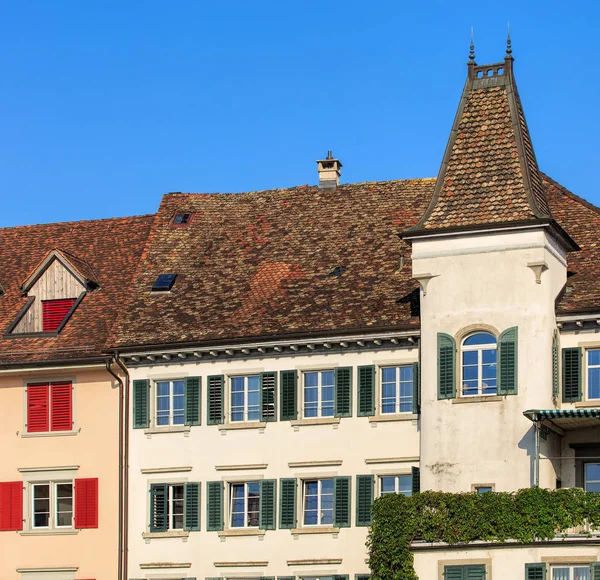 Edificios históricos en Rapperswil, Suiza — Foto de Stock