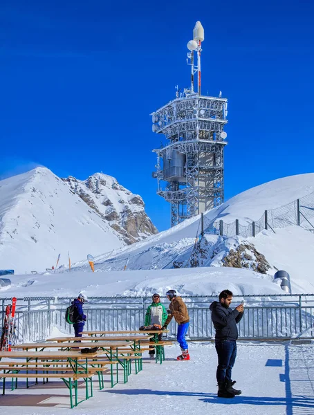 スイスの山ティトリス観 — ストック写真