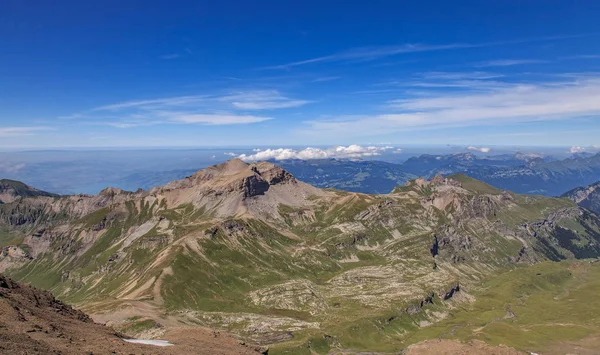 Uitzicht vanaf Mt. Schilthorn in Zwitserland — Stockfoto