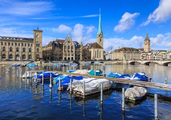 Lugares de interés de la ciudad de Zurich, Suiza — Foto de Stock