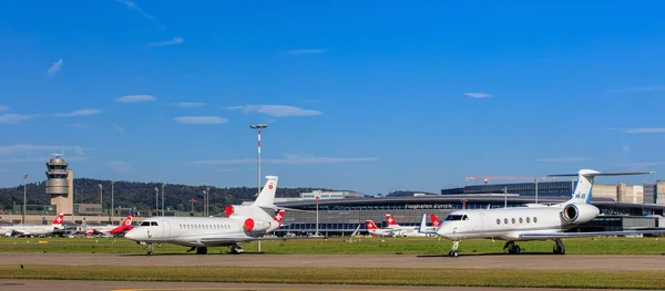 Visa i Zürichs flygplats — Stockfoto