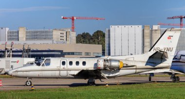 Cessna 500 jet Zürih Havaalanı '