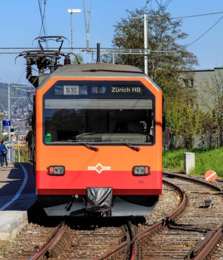 Tren Uetliberg tren hattı Zurich, İsviçre
