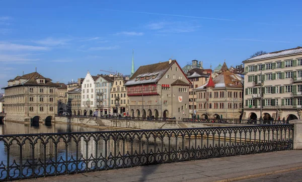 Winter in Zurich, Switzerland — Stock Photo, Image