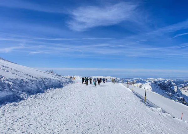 Vue sur le Mont. Titlis en Suisse — Photo