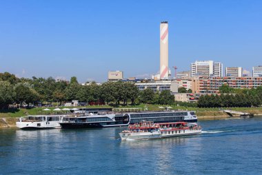Basel şehir Ren Nehri