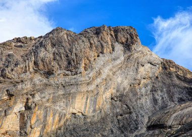 İsviçre Alpleri'nde kaya