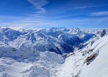 Kış, Alpler'de görüntülemek Mt. Titlis İsviçre'den