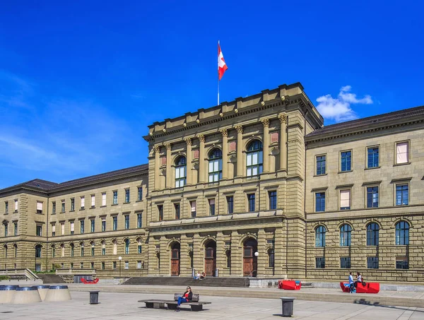 Bau der Eidgenössischen Technischen Hochschule Zürich — Stockfoto