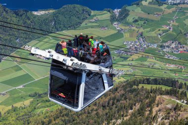 İsviçre Stanserhorn Cabrio teleferik teleferik